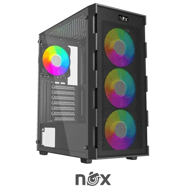 Desktop PC Intel A82 NOX Quantum / 550W / H610 / i5 12400F / 8GB × 2 / 256 BR / RX 7600 8GB