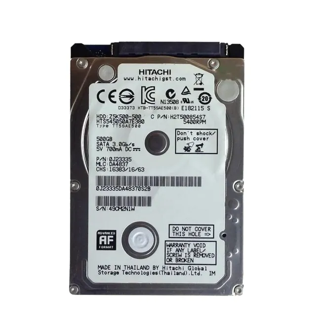 Hard Drive Hitachi HGST 500GB 2.5
