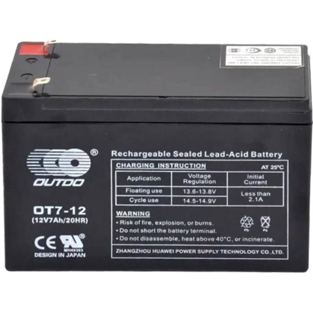بطارية 12V 7A Outoo