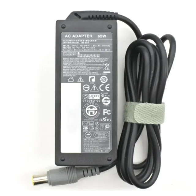 Charger Lenovo 20V 3.25A 8.0mm×5.5mm