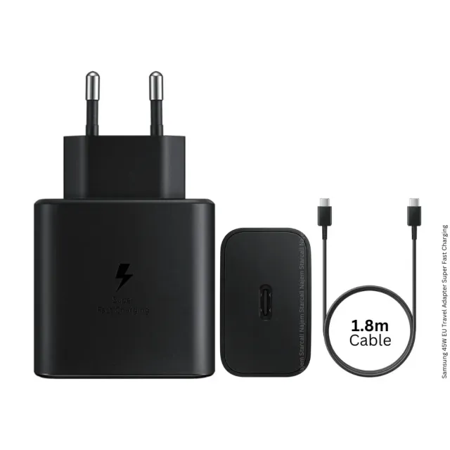 Phone Charger Samsung 45W PD USB-C Black