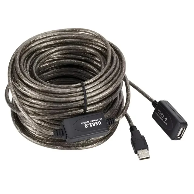 Extension Cable USB 2.0 20m + Amplifier MacTech