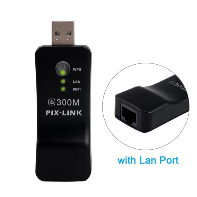 Wi-Fi Extender PIX-LINK 300m