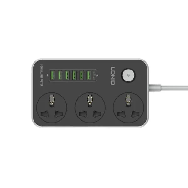 Power Strip LDNIO 3 Outlets + 6 Outlets
