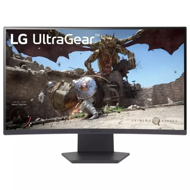 Curved Monitor LG 27" GS60QC QHD (2560 X 1440) 1000R VA 180Hz 1ms