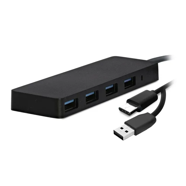 USB Hub 4-Port 1×3.0/3×2.0 + USB-C