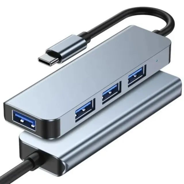 USB Hub 4-Port 1×3.0/3×2.0 + USB-C