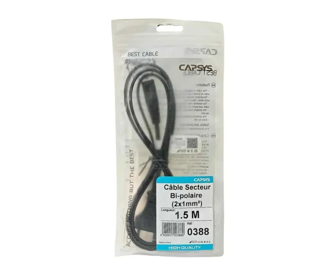 Power Cable Capsys 1mm 1.50m