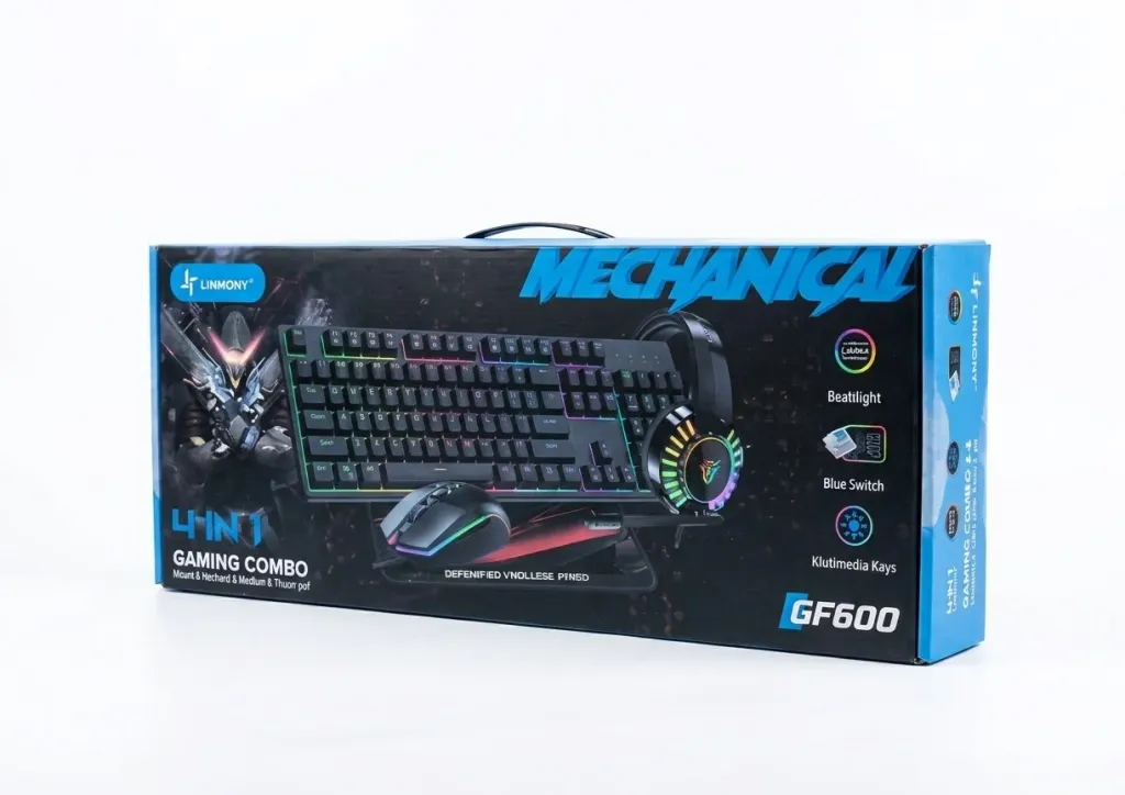 PACK Keyboard and Mouse and Headset Set GF 600