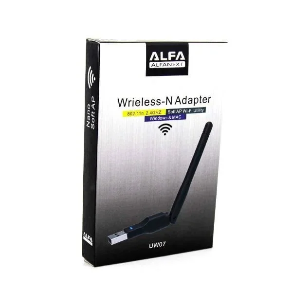 Mini Wi-Fi Adapter Alpha UW07 300Mbps