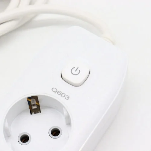Power Strip Power Socket 4 Outlets AC 2 USB 01 Type-C Q603