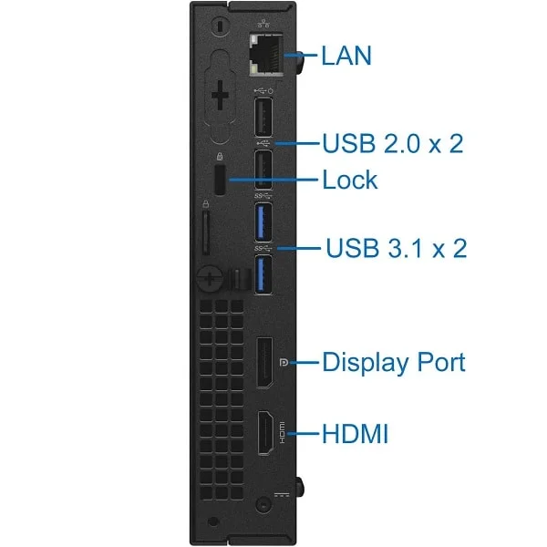 Mini Desktop PC Dell i3 7th Gen OptiPlex 3050 4GB SSD 256GB