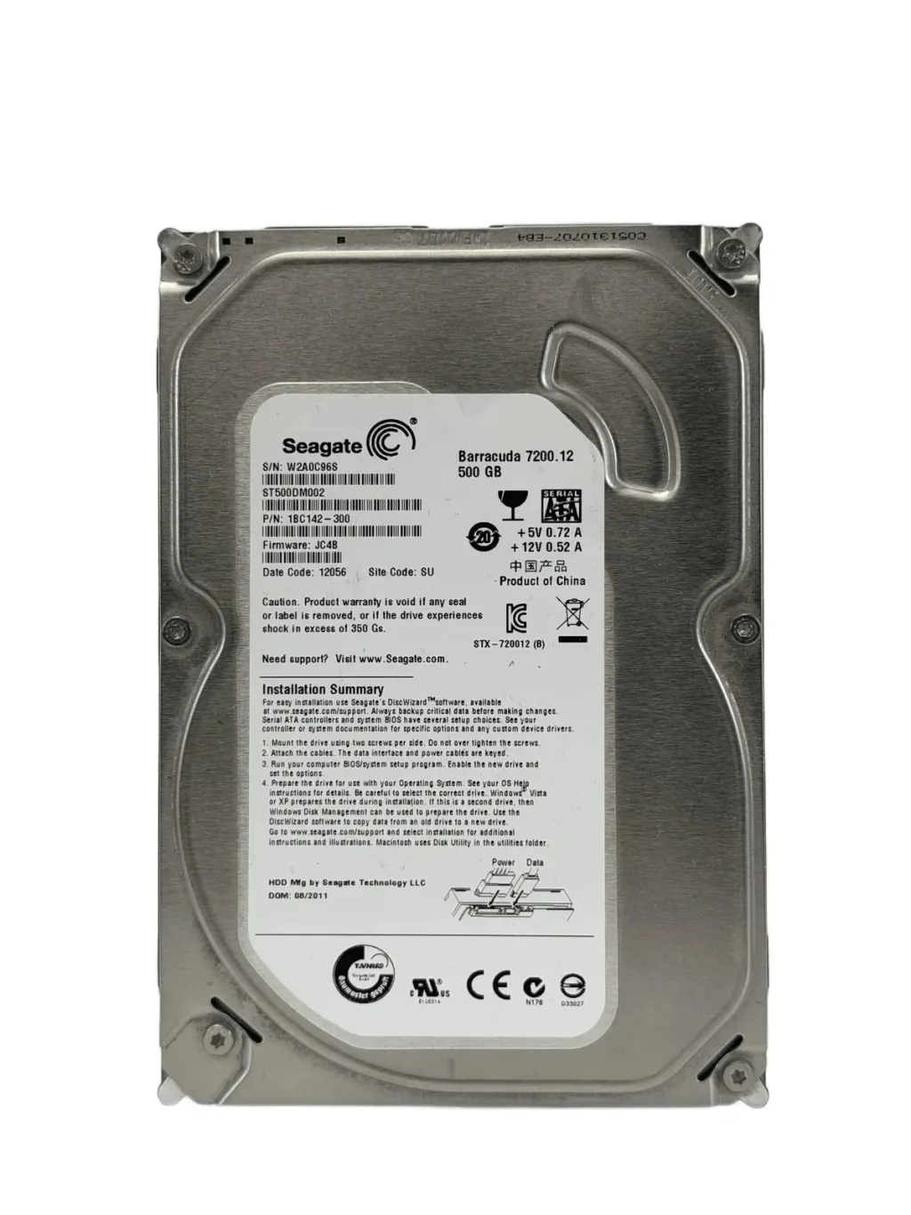 قرص صلب Seagate 500GB 3.5
