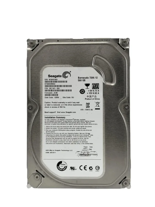 Hard Drive Seagate 500GB 3.5
