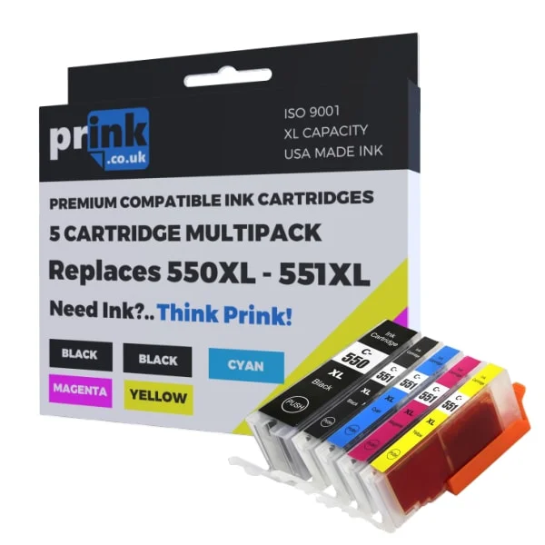 Ink Cartridge Pack 550/551 Color Prink