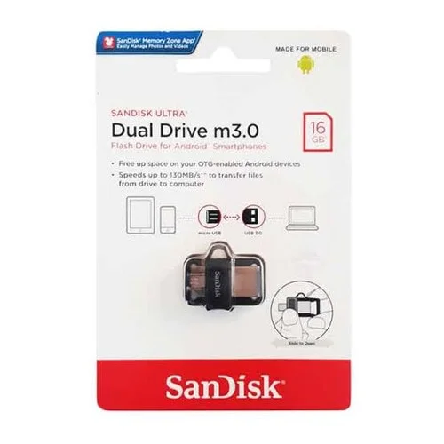 USB Flash Drive SanDisk 16GB Dual Drive