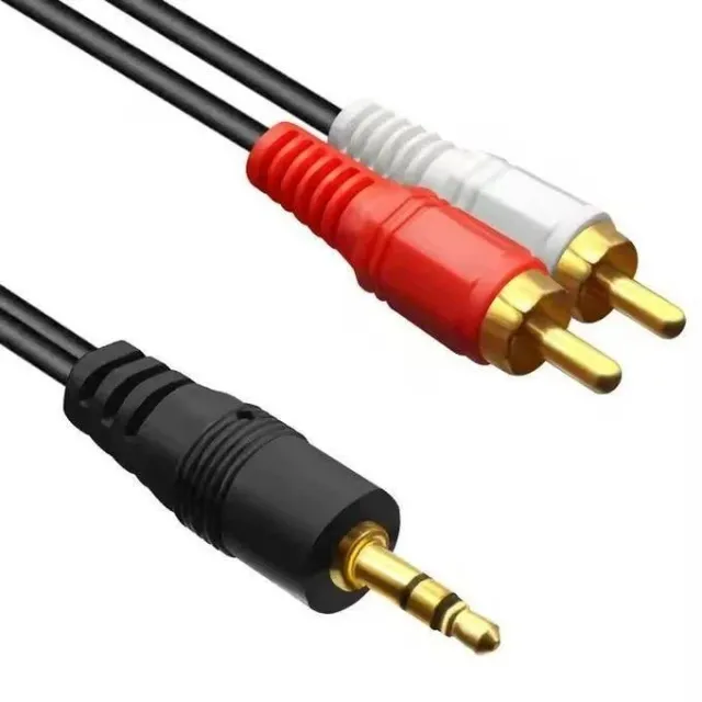 Audio Cable Capsys Jack Male/2 RCAMale
