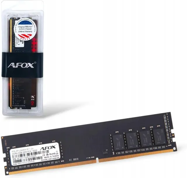 ذاكرة RAM Afox DDR4 4GB 2400MHz