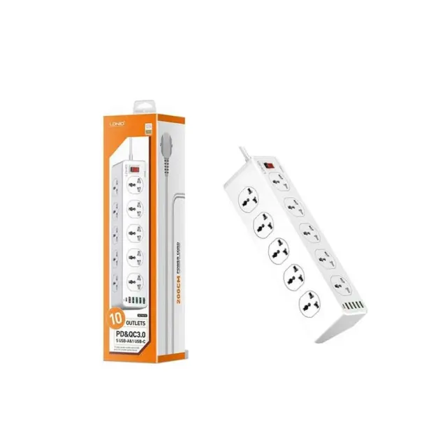 Power Strip 10 Outlets LDNIO PD 3.0