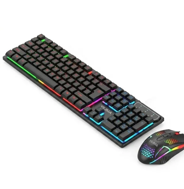 Keyboard and Mouse Set White Yilima QS-603