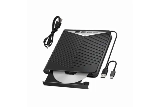 External DVD Writer USB 3.0 + Type-C