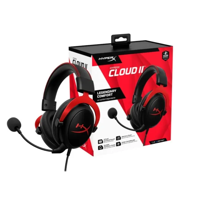 Wired Gaming Headset HyperX Cloud 2 II