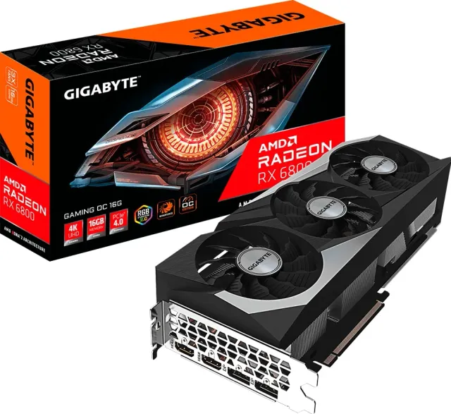 Graphics Card Gigabyte RX 6800 Gaming OC 16GB