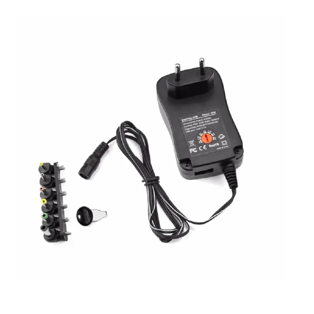 Mini Power Adapter 3V / 4.5V / 5V / 6V / 7.5V / 9V / 12V 30W
