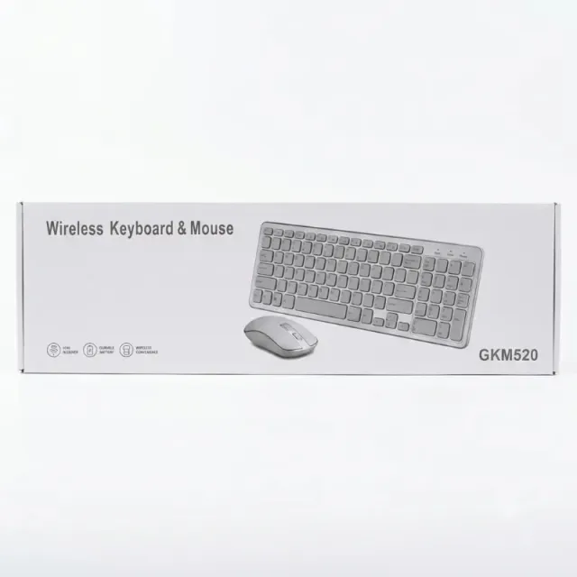 Wireless Keyboard and Mouse Set GKM520