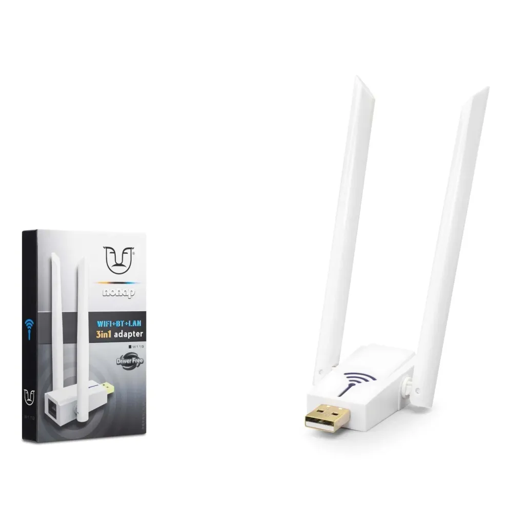 Bluetooth Wi-Fi Adapter Nonap W119 + LAN