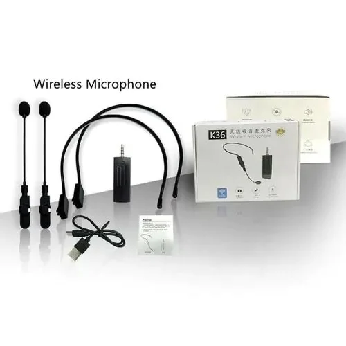 Wireless Microphone K36 Double Jack