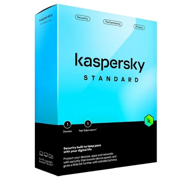 Antivirus Kaspersky 1 Device Standard 2023