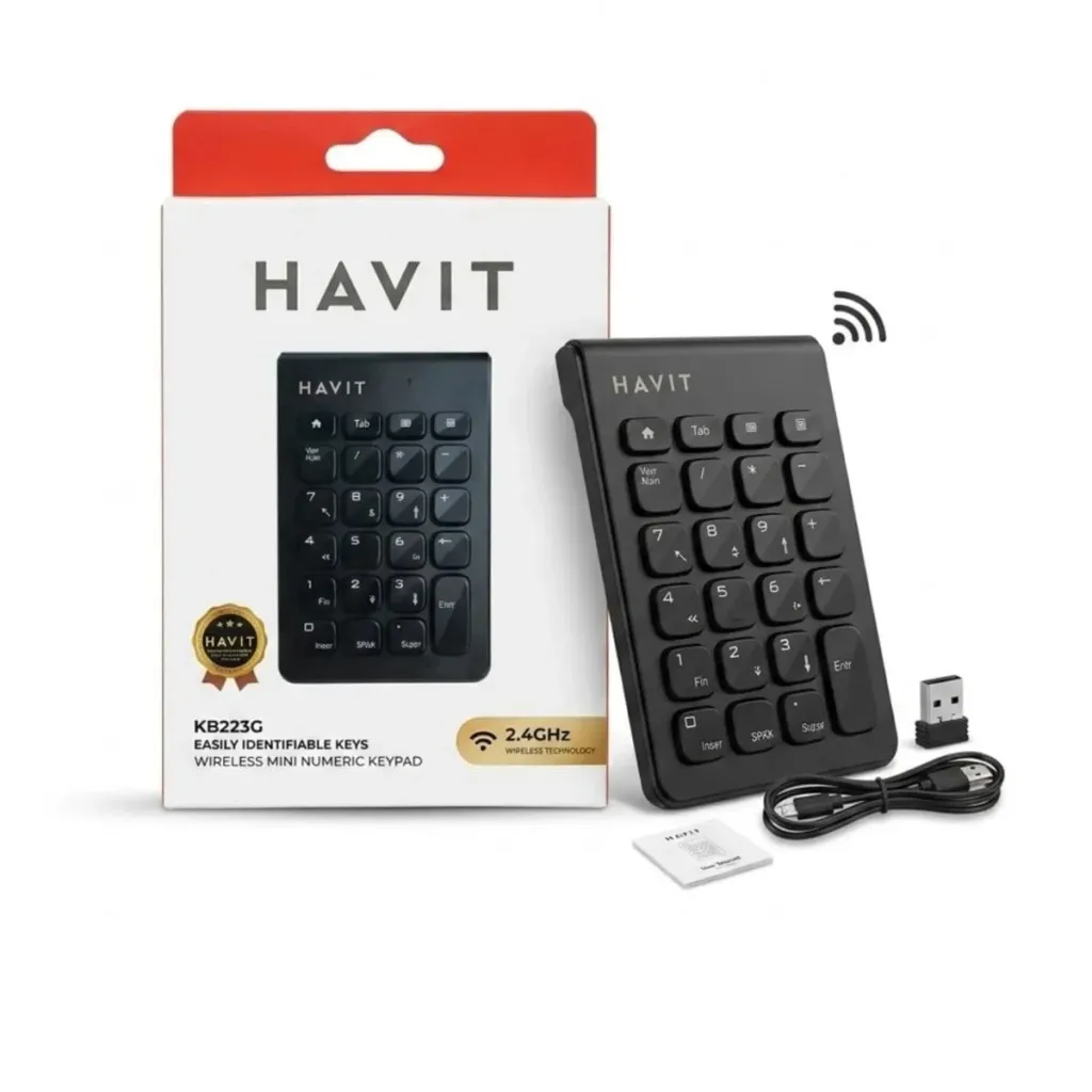 Pavé numérique sans fil Havit KB223G