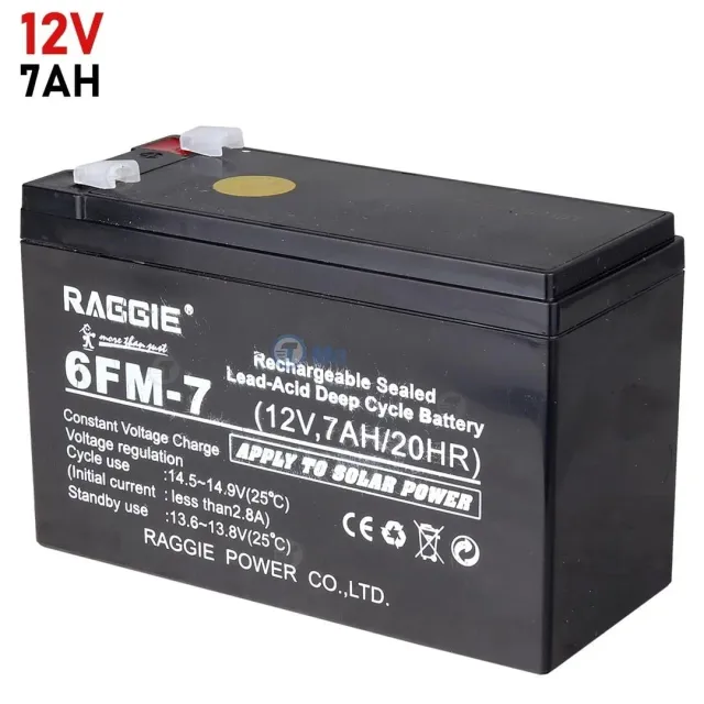 Battery 12V 7A Raggie