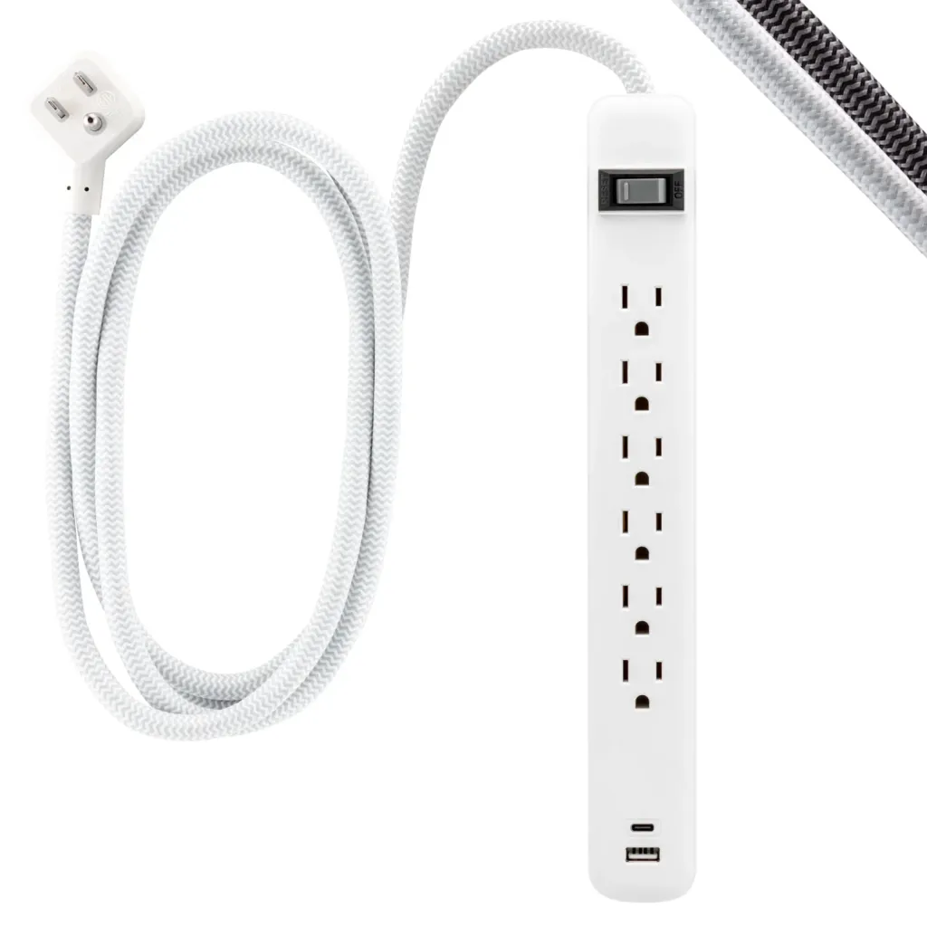 Power Strip USB 6 Outlets