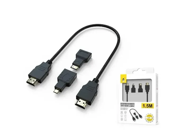 Cable HDMI 3-in-1