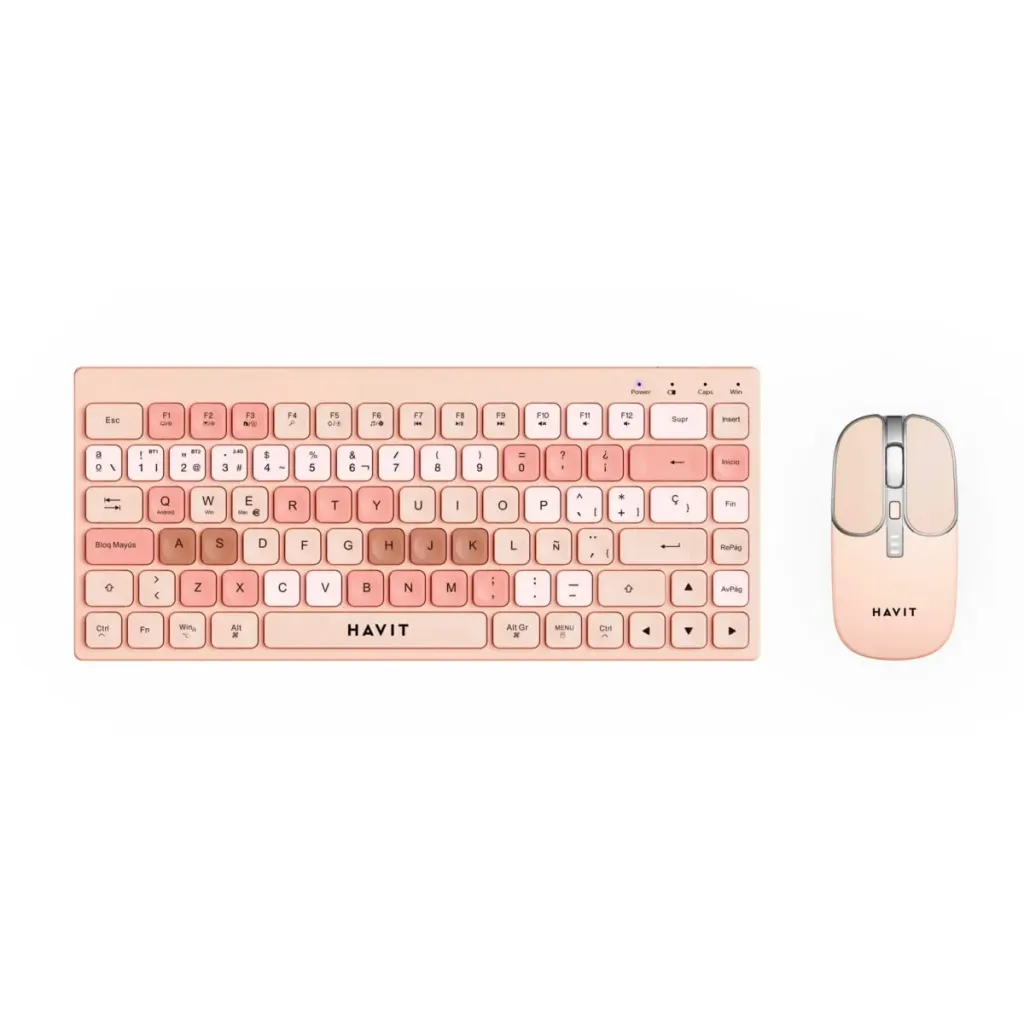 Wireless Bluetooth Rechargeable Keyboard and Mouse Set Havit KB831WB