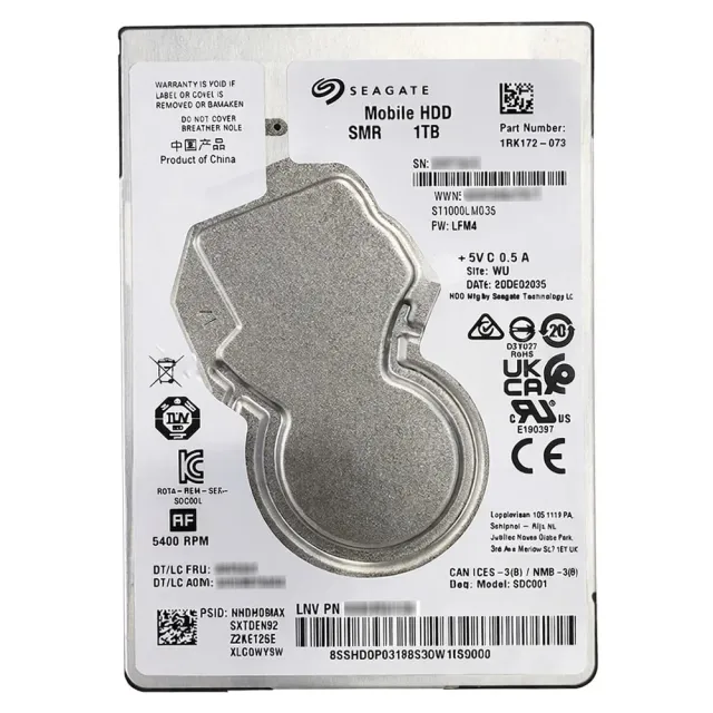 قرص صلب Seagate 1TB 2.5