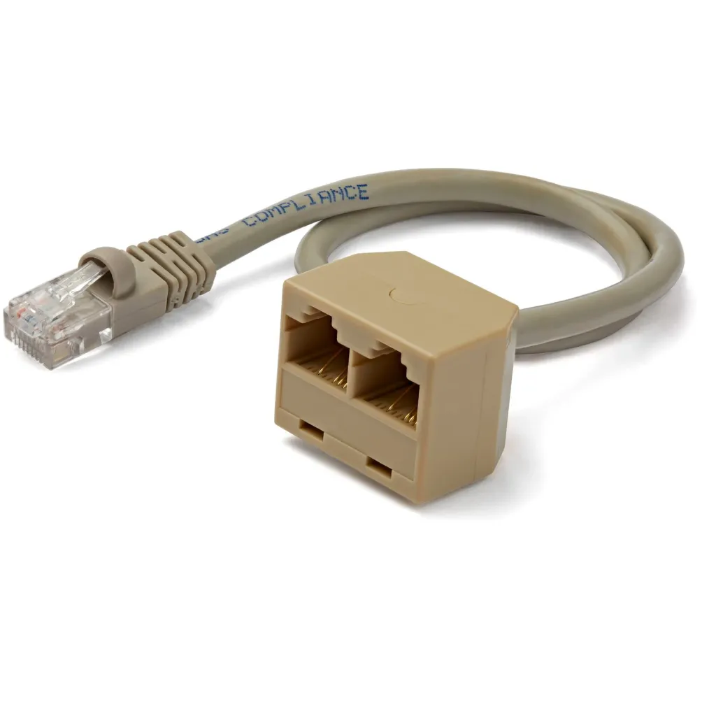 Coupler RJ45 2 Outputs RJ45