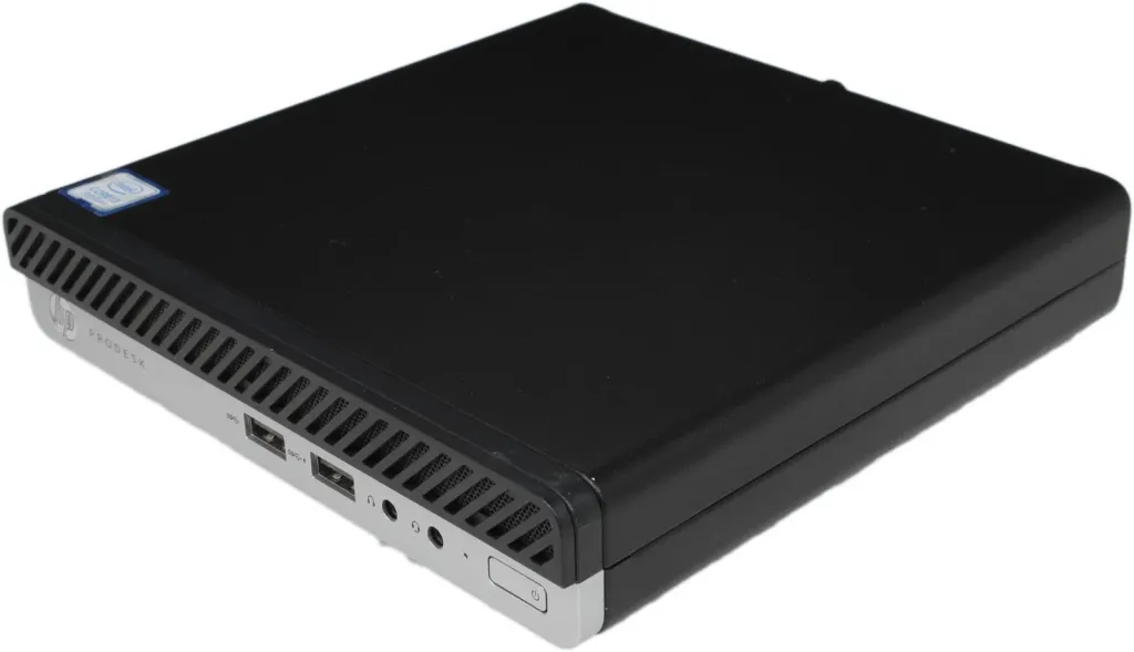 حاسوب مكتبي صغير HP i3 الجيل 9 400 G5 RAM 8GB SSD 128GB