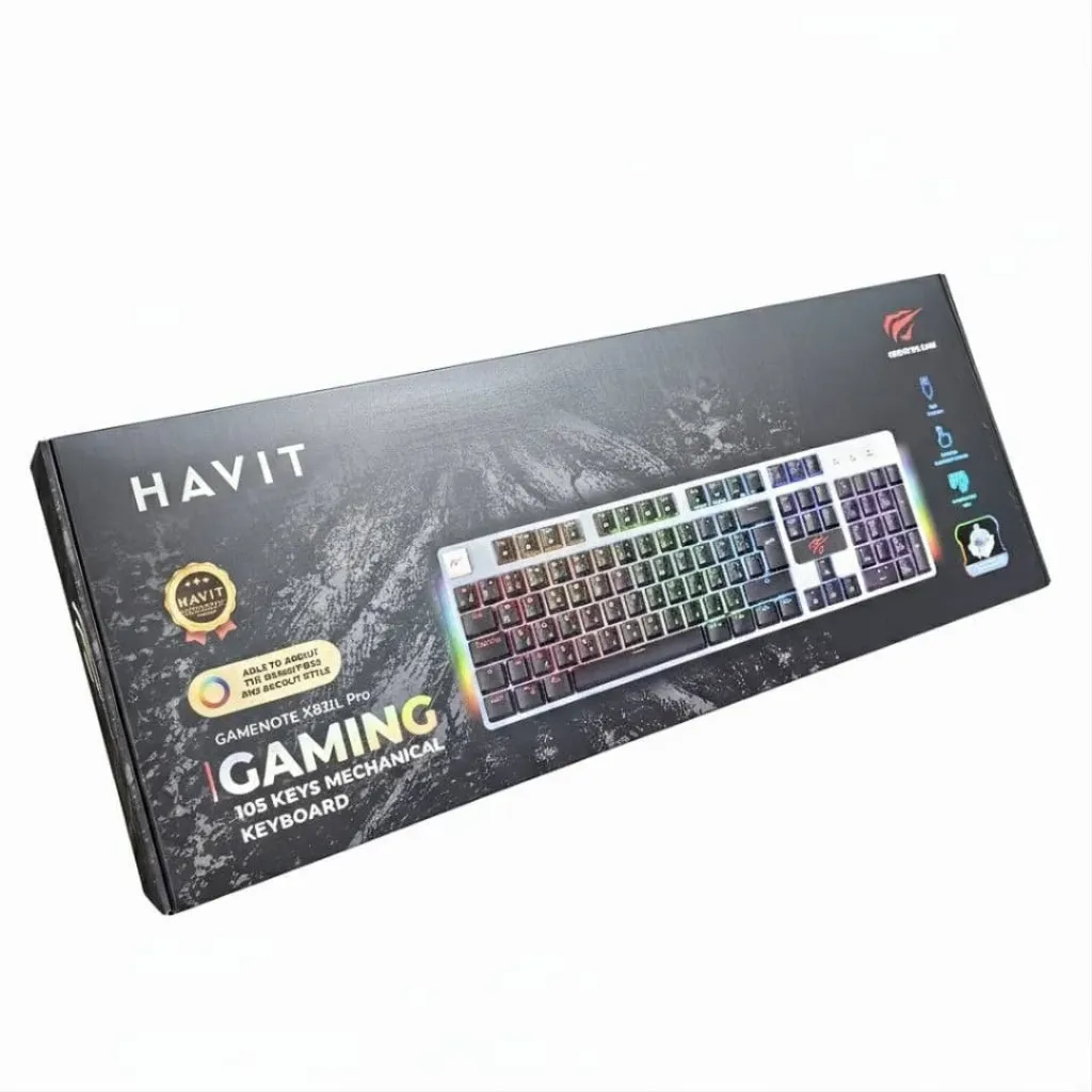 RGB Mechanical Keyboard Havit KB12L Pro 100%