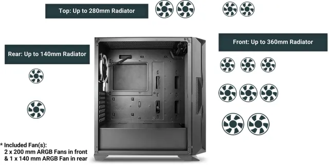 PC Case Antec NX800 Mid-Tower