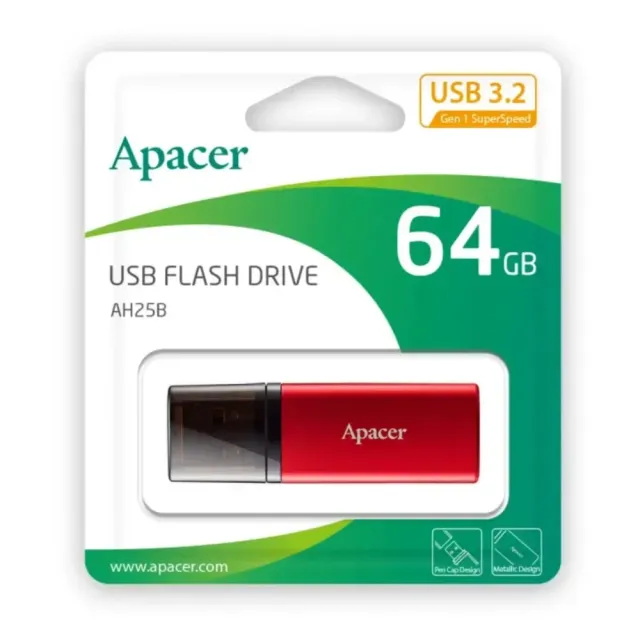 USB Flash Drive Apacer 64GB 3.2 AH25 B