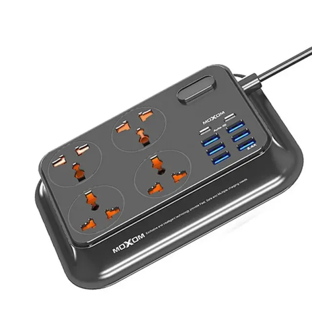 Power Strip 4 Outlets Moxom MX-ST07