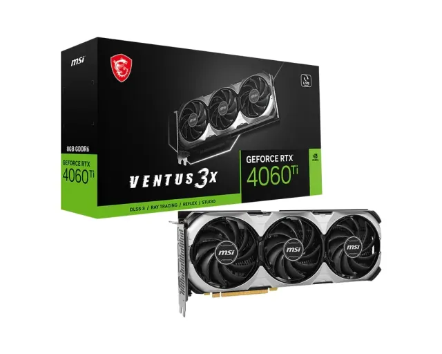 Graphics Card MSI RTX 4060 Ti 8GB Ventus