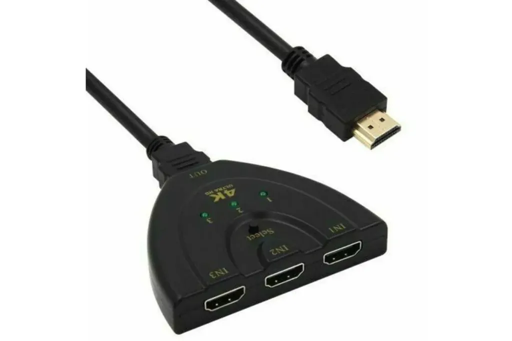 HDMI Switch 3-Port Ultra 4K with Cable