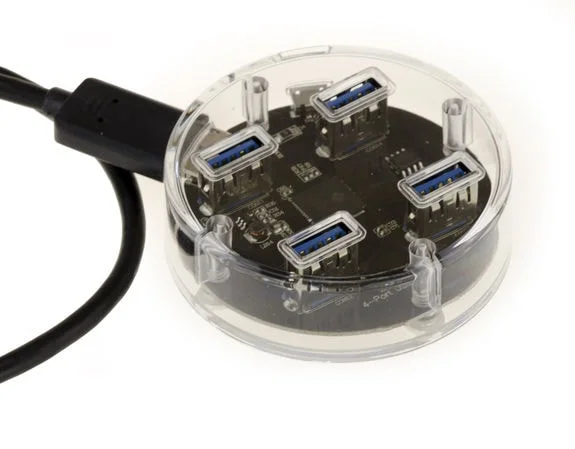USB Hub 3.0 4-Port Transparent