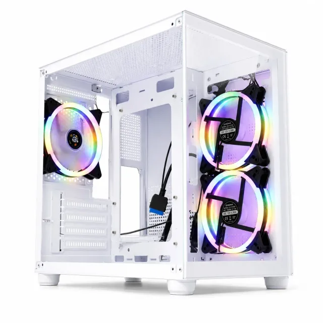 Gaming PC Case Gearmaster GM-23 White