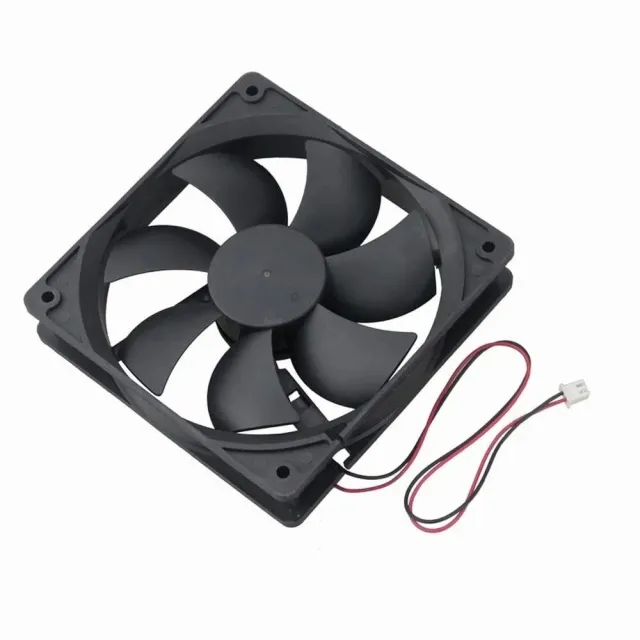 Fan 12cm LED Black B.J 12025 Fans